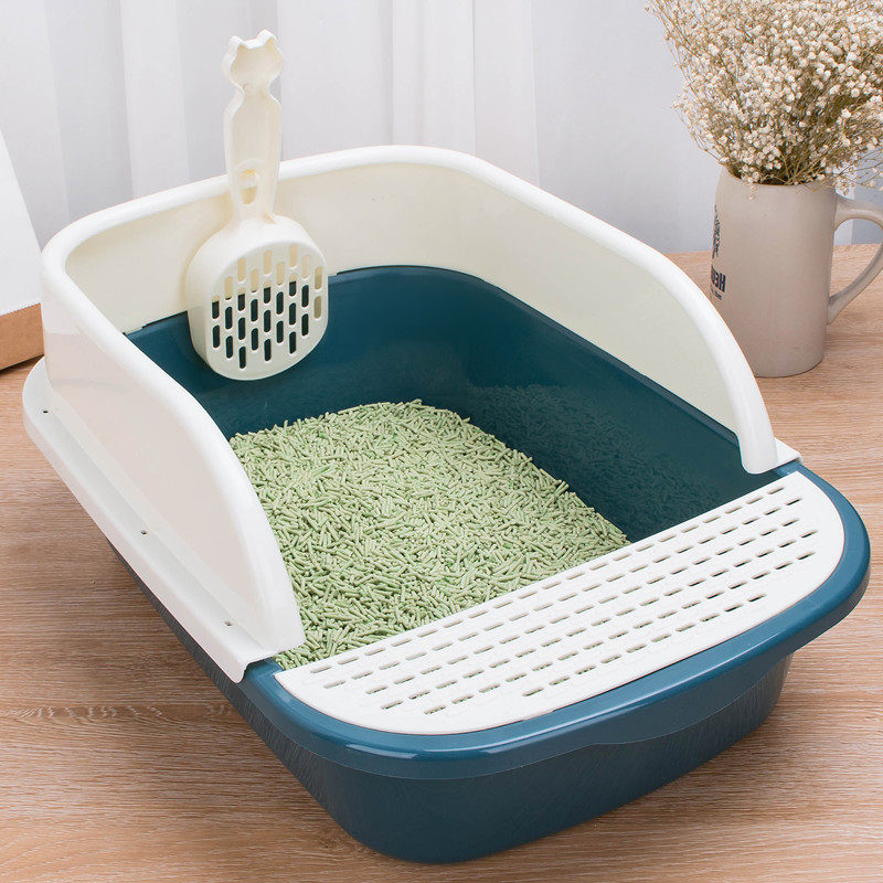 Cat litter box large cat litter shovel cat toilet anti-splash semi-enclosed kitten deodorant cat litter tray cat supplies