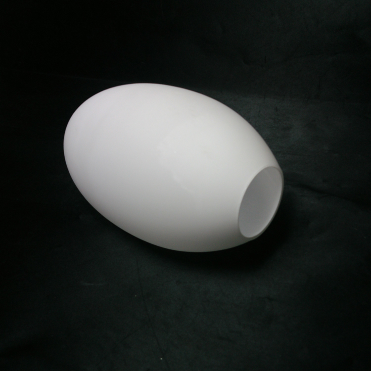Single-mouth egg-shaped bird's nest lamp lampshade Milk White Frosted Glass Lampshade Pendant Lamp Suction light Spring Cassette Lampshade Accessories