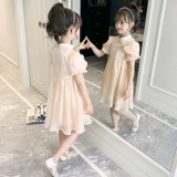 Платье, ханьфу, летнее ципао, летняя одежда, детская одежда, подходит для подростков, 12 лет