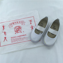 Qingdao Double Star Childrens Shoes Kindergarten Baby (16--40) Double Star Gymnastics Shoes Dance Shoes White