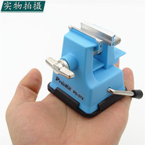 Taiwan Baogong plastic mini work clamp table miniature bench vise small bench vise PD-372 handmade product processing opening