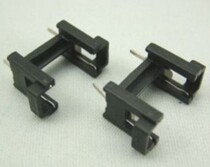 Black fuse bracket 5 * 20MM PCB plate fuse seat control panel fuse seat