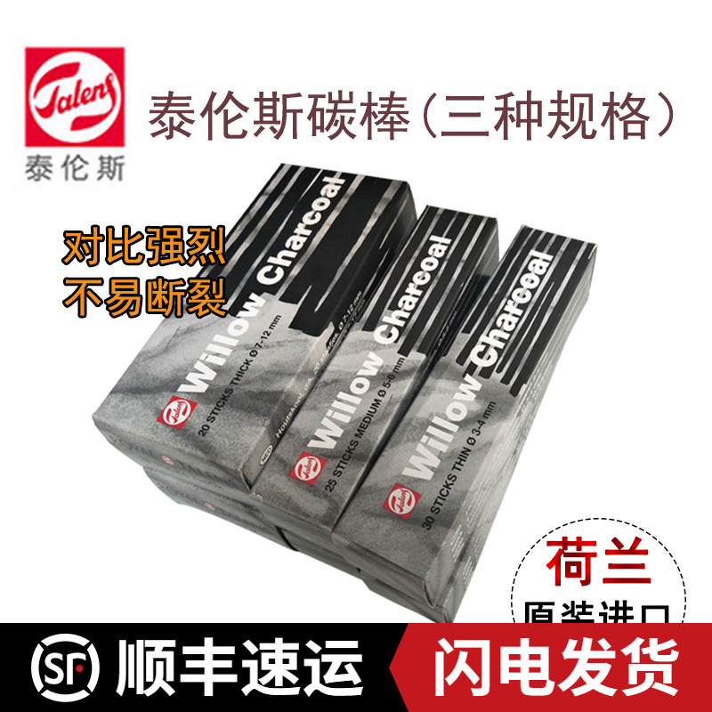 Terrence imported carbon rod sketch painting Chinese painting special art sketch charcoal strip charcoal fine strip wood sketch pen