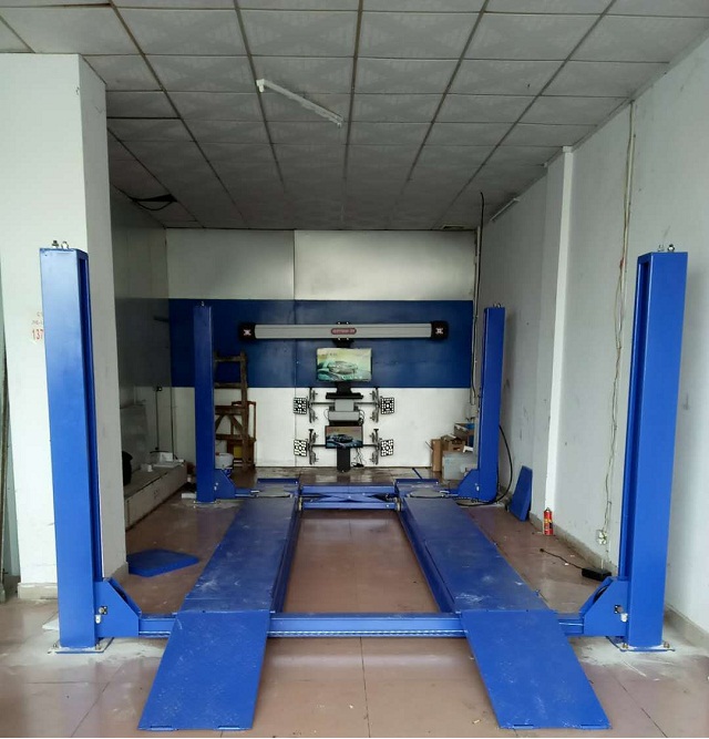 Four-wheel locator 3d four-wheel locator for four-wheel locator quadwheel positioner