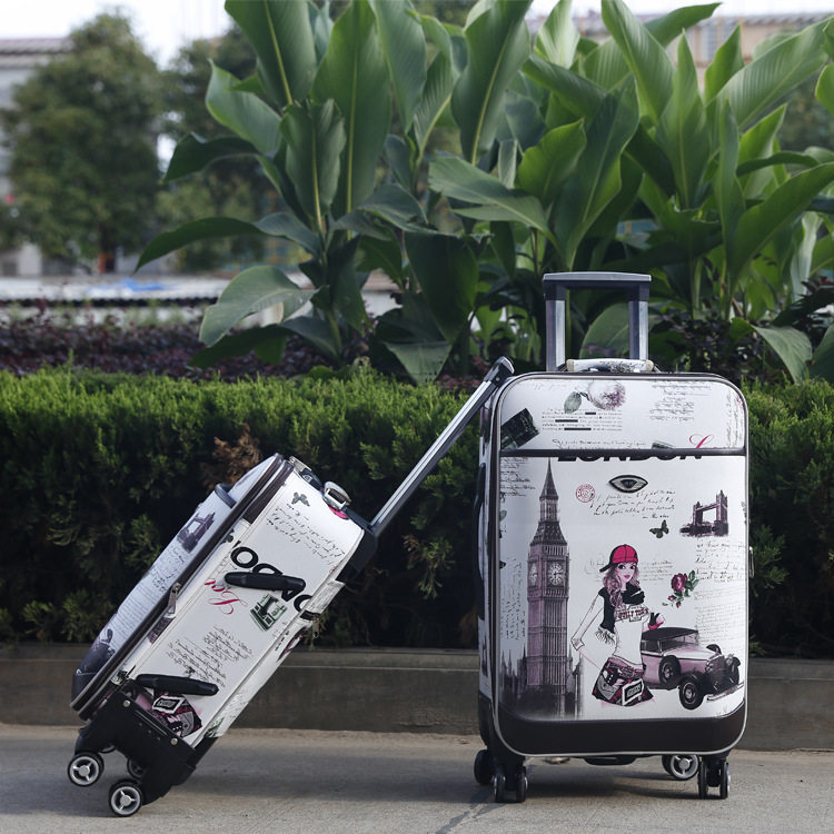 新品人气爆款潮人万向轮旅行箱学生款行李箱登机箱