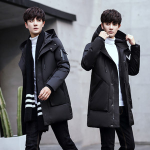 2017 áo khoác mùa đông nam dài phần bông áo khoác Hàn Quốc phiên bản của tự trồng dày chống mùa sinh viên xuống áo khoác bông áo khoác thủy triều