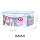 hộp com cắm điện lock&lock Một hộp nhựa đựng thực phẩm lưu trữ niêm phong giòn với nắp thức ăn có thể làm nóng lò vi sóng hộp cơm trưa - Hộp cơm điện sưởi ấm hộp cơm điện lock and lock