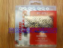 (Boxed Licensed)SRAM PC-971 Road Mountain Bike 9 Speed Chain with Velcro