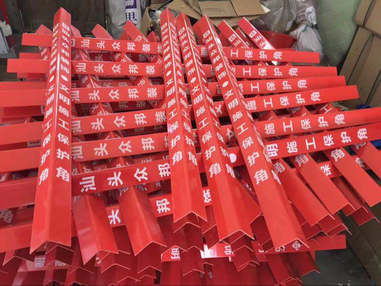 Decoration corner guard Tile corner guard Construction anti-collision corner guard Corner protection strip Printed PVC corner guard strip