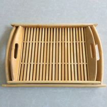 Kitchen Supplies Contained Tea Tray Trays Fruit Pan Snack Pan Bamboo Products Steamed buns Bamboo set