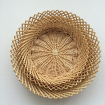 Fruit Pan Lyu Woven Fruit Basket Snack Basket Trays Bowl Cushion Washable Containing Basket Bread Pancake Basket Steamed Bread Basket