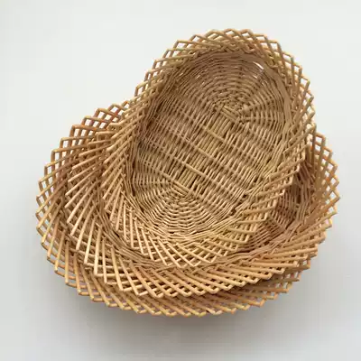 Willow basket steamed bread basket Bread Basket grocery basket storage rattan basket home hotel supermarket special technology