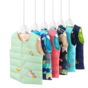 Áo vest cotton trẻ em 2018 mới quần áo bé trai bé gái xuống áo vest cotton vai chống mùa thu đông