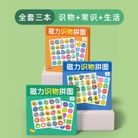[Полный набор из 3 книг] Головоломка детских магнитных знаний