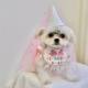 Pet Cat Dog Party Birthday Hat Bib Puppy Saliva Pocket Mouth Towel Bichon Frize Kitten Hat Accessories