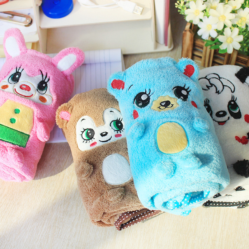 New pet dog kitten puppy cartoon coral fleece blanket blanket blanket autumn and winter warm nest blanket
