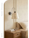 French-Style Creative Shell Wall Lamp for Bedroom Bedside, Atmospheric Wall Lamp, Light Luxury and Elegant Cream-Style Living Room Entrance Lighting