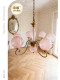 Dige French-Style Vintage Iron Art Glass Living Room Lamp Main Light American-Style Mid-Century Dining Room Chandelier Bedroom Room Lighting Fixtures