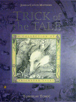 English version of fewer children hand-painted in black and white illustrations Trick of the Tale wisdom story