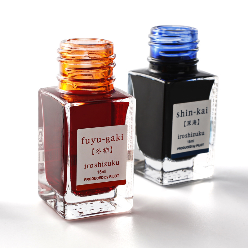 Japanese pilot Thyme Color INK COLORFUL SUNSET 24 color fountain pen with 15ml non-carbon black color ink ink-15 