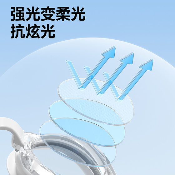 Swimming Goggles, High-Definition, Anti-Fog, Waterproof, Men's and Women's Special Small-Frame Swimming Goggles, Swimming Cap Set, Adult Professional Equipment