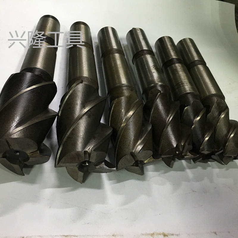 Second-hand Changshu Feng brand Hanjiang rough tooth Feng brand Morse taper shank end mill 14162820222426283032