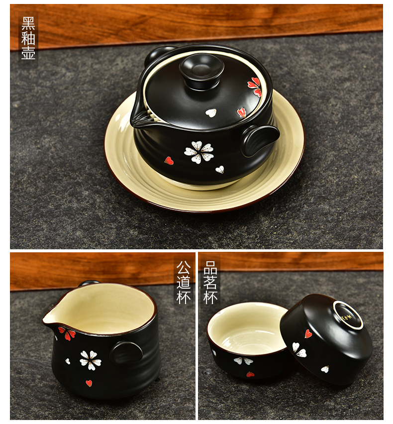 The beginning day, purple sand tea set stone sandal wood tea tray was kung fu tea table four unity automatically sheung shui tea taking