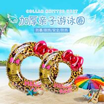hello kitty childrens swimming ring thickened armpits environmentally friendly strawberry inflatable swimming ring float bow bow BAO WEN