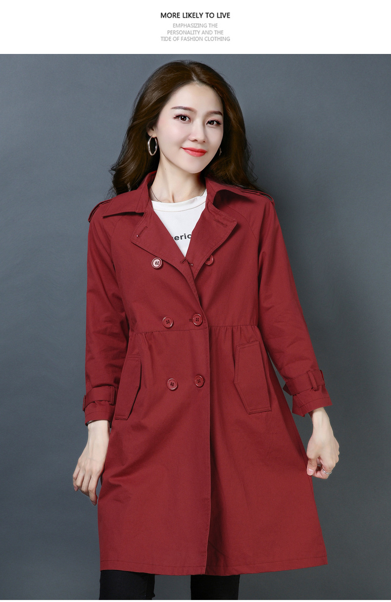 Trench pour femme EUNMSI    en Coton - Ref 3228216 Image 20