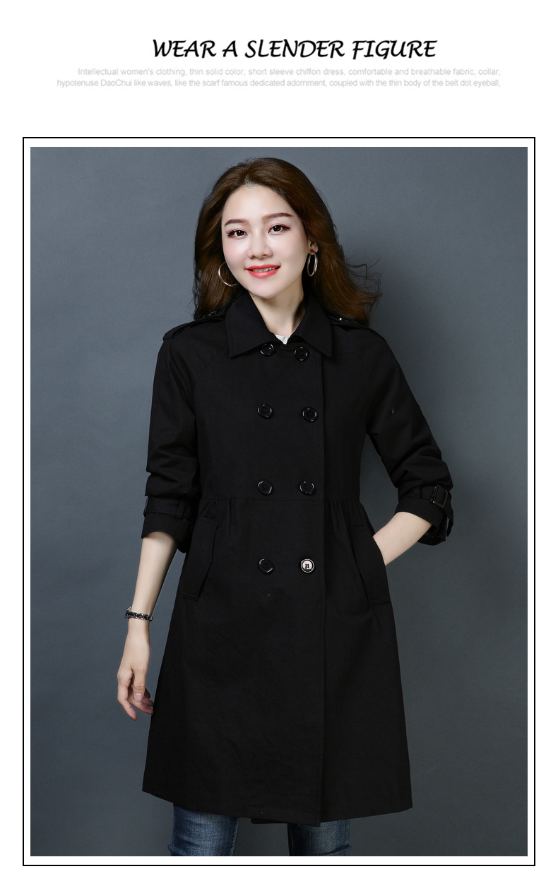 Trench pour femme EUNMSI    en Coton - Ref 3228216 Image 31