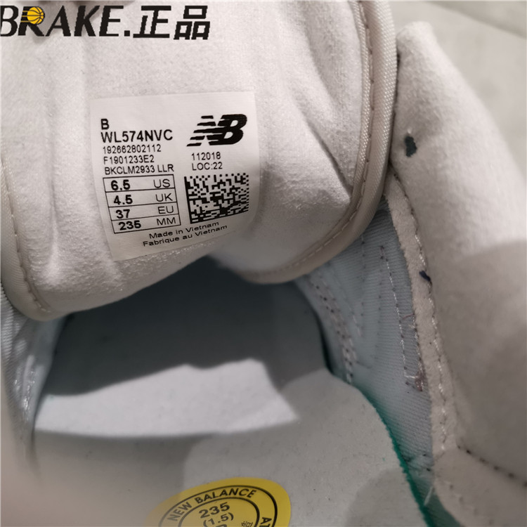 CÂN B / NG MỚI / Giày nữ NB giày thể thao Giày chạy bộ WL574VDG / NVC / LCC / CLC / VDR - Giày chạy bộ giày sneaker