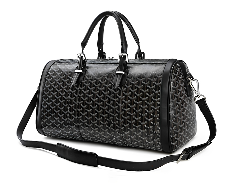 European and American Big-Name Genuine Emm Travel Bag, Hand-Held Crossbody Bag, Trendy Men's and Women's Large-Capacity Fitness Yoga Luggage Bag Gy