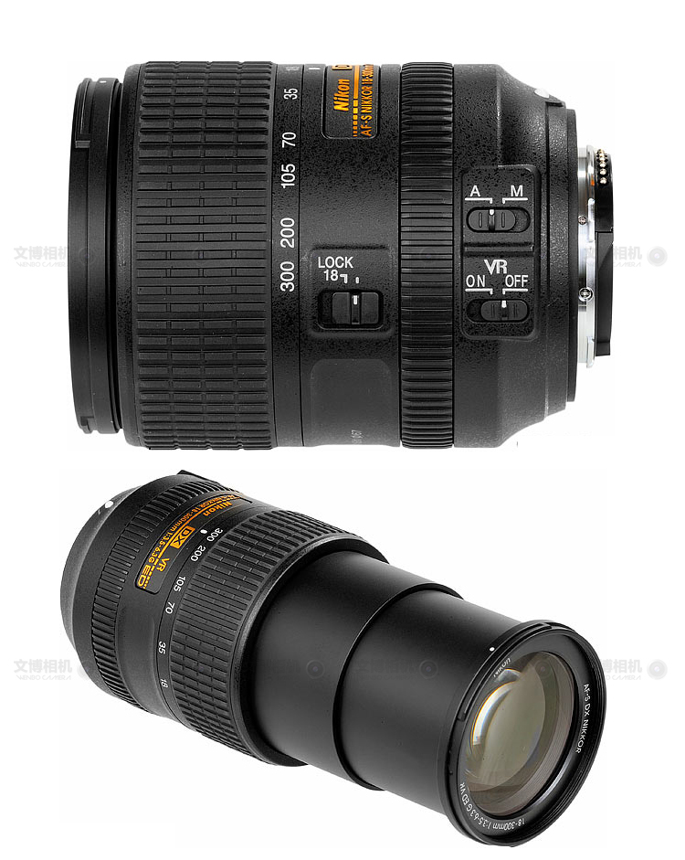 Gói ống kính máy ảnh tele DSLR Nikon 18-300mm f / 3.5-6.3G ED VR