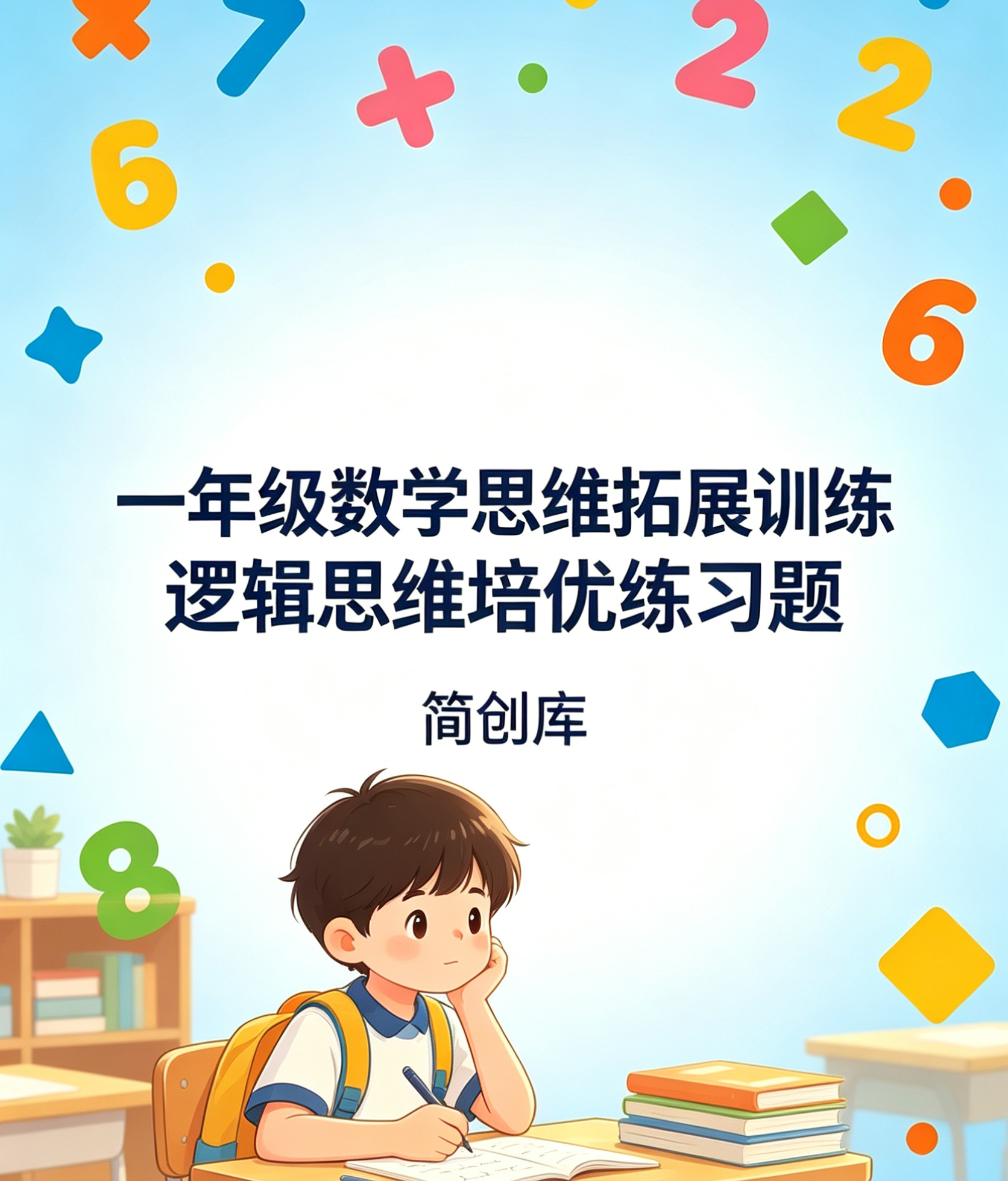 F1513一年级数学思维拓展训练 逻辑思维培优练习题-简创库网