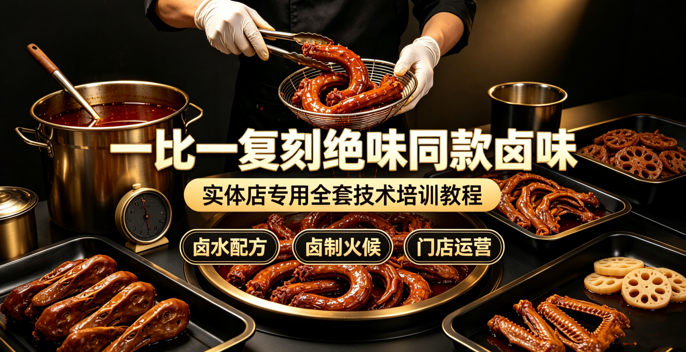 L37974一比一复刻绝味同款卤味 实体店专用全套技术培训教程-简创库网