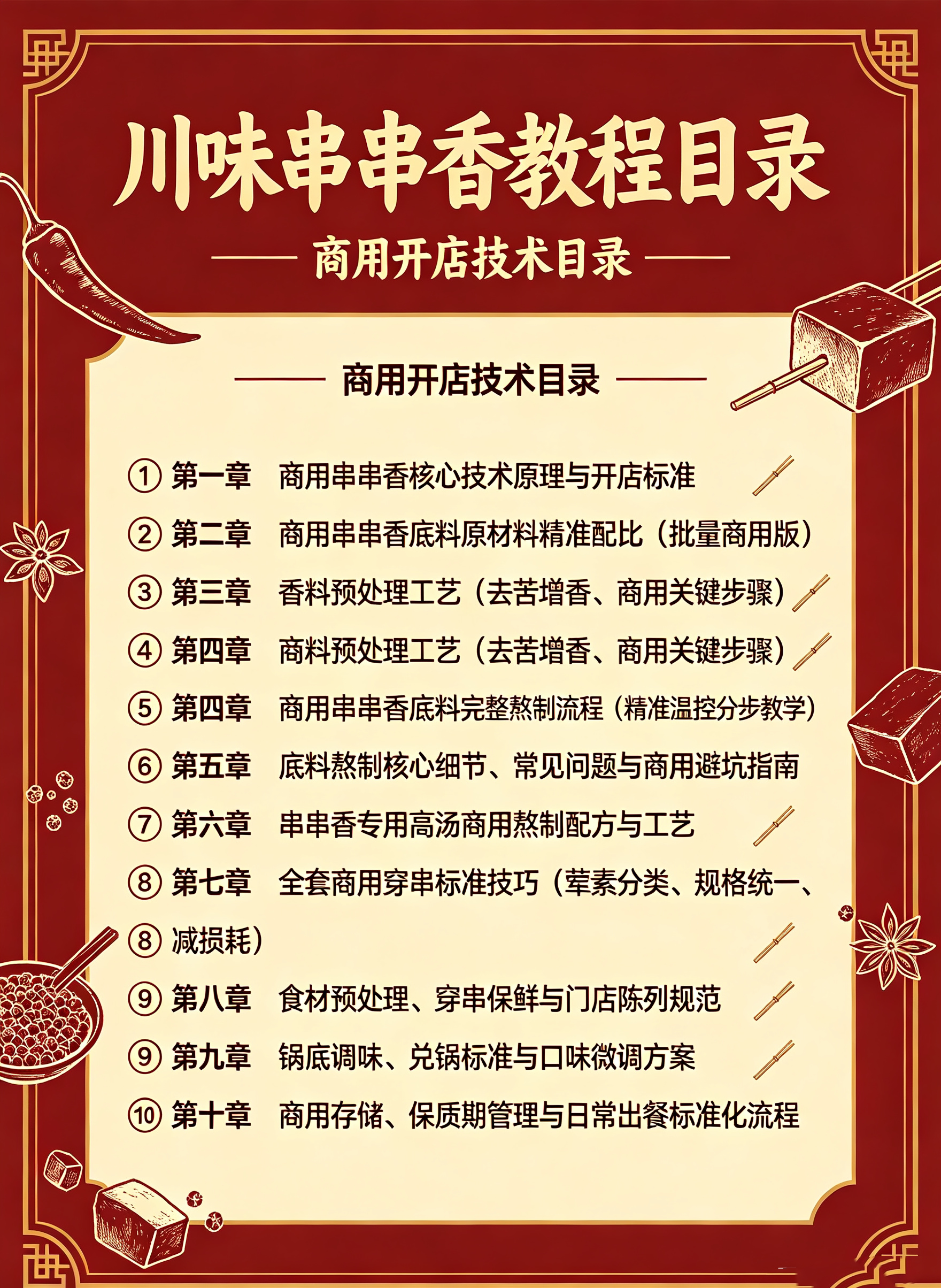 图片[2]-L25954川味串串香底料熬制 + 穿串技巧全套教学-简创库网