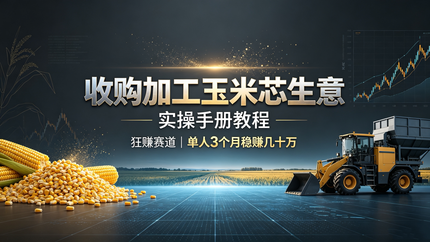 M6581467收购加工玉米芯生意-实操手册教程-简创库网