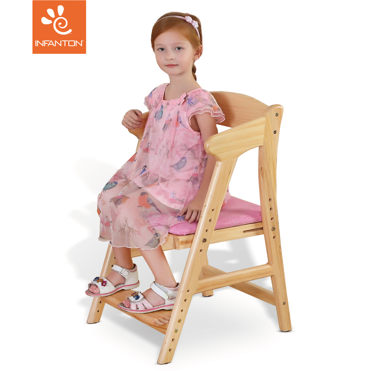 Infanton Children Study Chair Student Backrest Chair Correction Chair Can Lift Computer Chair Desk Office Chair