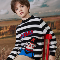 Boys Sweater 100% Pure Cardigan Autumn Winter Children Knitted base shirt Pullover Top Cartoons