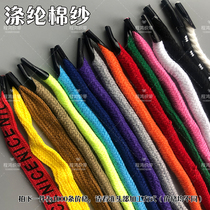 5mm thick color polyester cotton yarn rope multi-color crochet low elastic center round rope pants waist metal bag heart pants drawstring