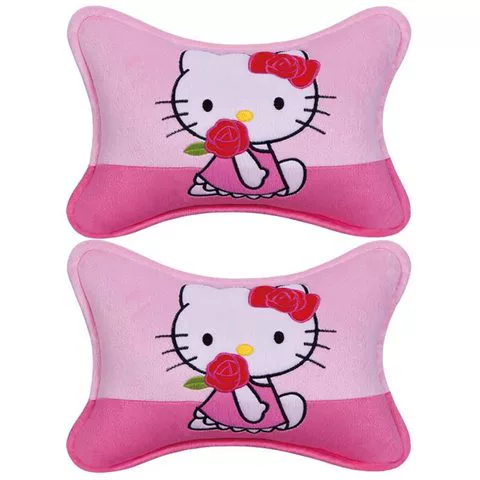 Xe Hellokitty trên xe bên trong phim hoạt hình cung cấp tay lái tấm che nắng khăn giấy đặt trang trí mèo KT