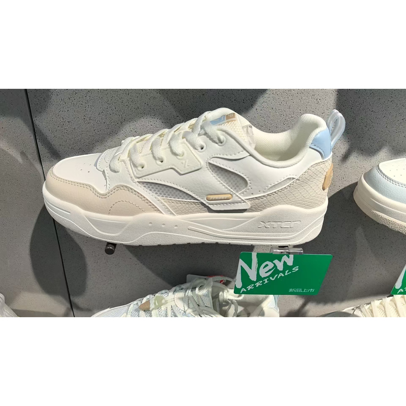 Xtep Women's Sneakers 2026 Summer Low-Top Trendy Versatile Casual Shoes Lightweight Sports Shoes 974218310032