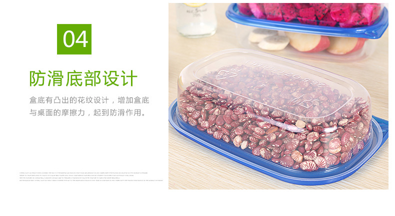 750ml hình chữ nhật dùng một lần hộp đóng gói hộp thức ăn nhanh kết hợp hộp tươi lớp bánh hộp hộp sushi - Hộp cơm điện sưởi ấm nồi cơm hâm nóng
