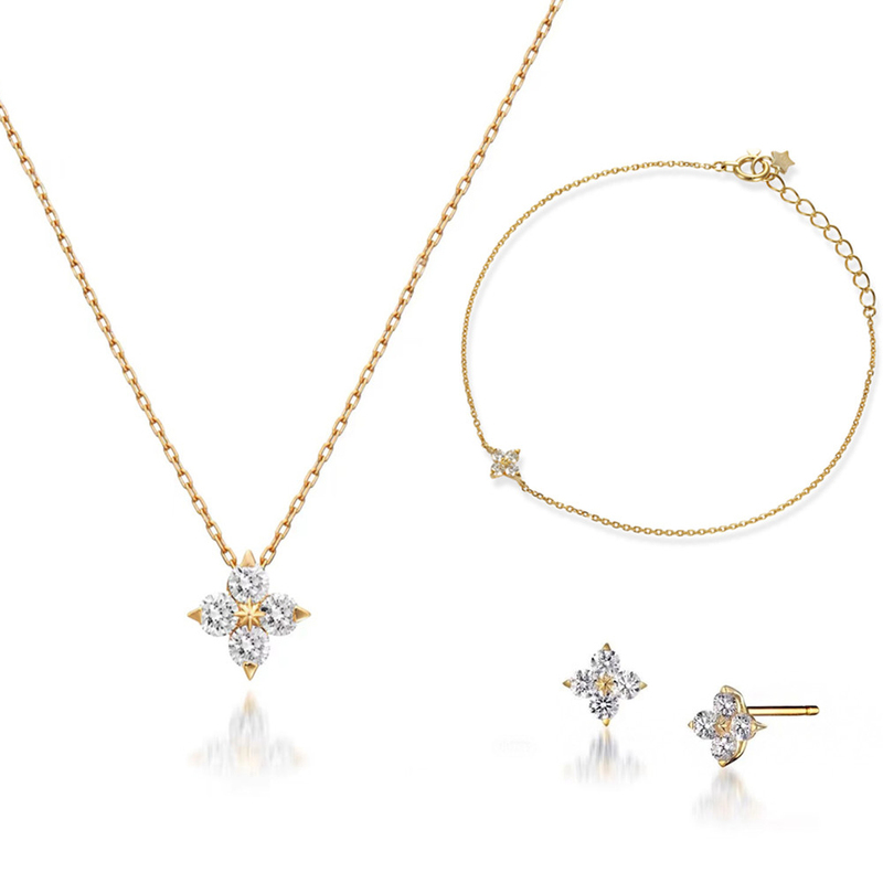 Brightest Star Series Necklace/Bracelet/Earrings Sj Style