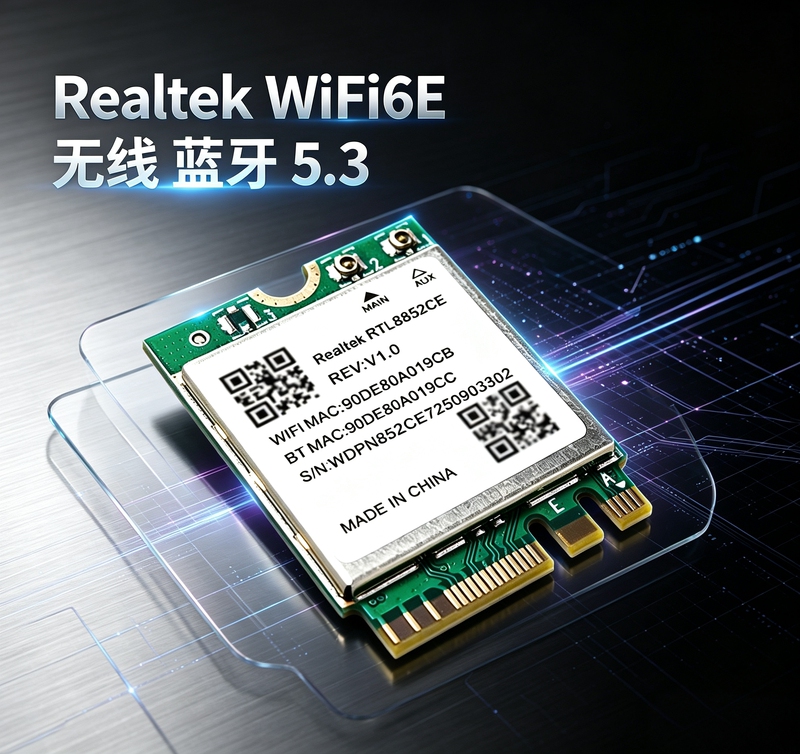 Realtek Rtl8852Be Built-In Wifi6E Wireless Bluetooth 5.3 8822Ce 8723