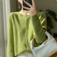 Newnew wool hollow cardigan ແມ່ຍິງພາກຮຽນ spring ໃຫມ່ວ່າງ cashmere knitted sweater ແຂງຄໍໄດ້ຕະຫຼອດ