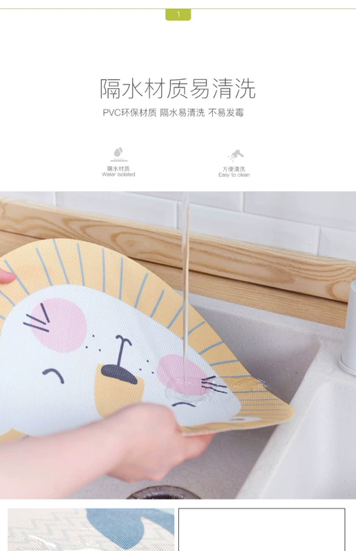 Trẻ em placemat cách nhiệt pad nhà bảng mat bếp nồi mat không thấm nước bát mat Tây bảng mat chịu nhiệt - Khăn trải bàn khăn trải bàn sang trọng