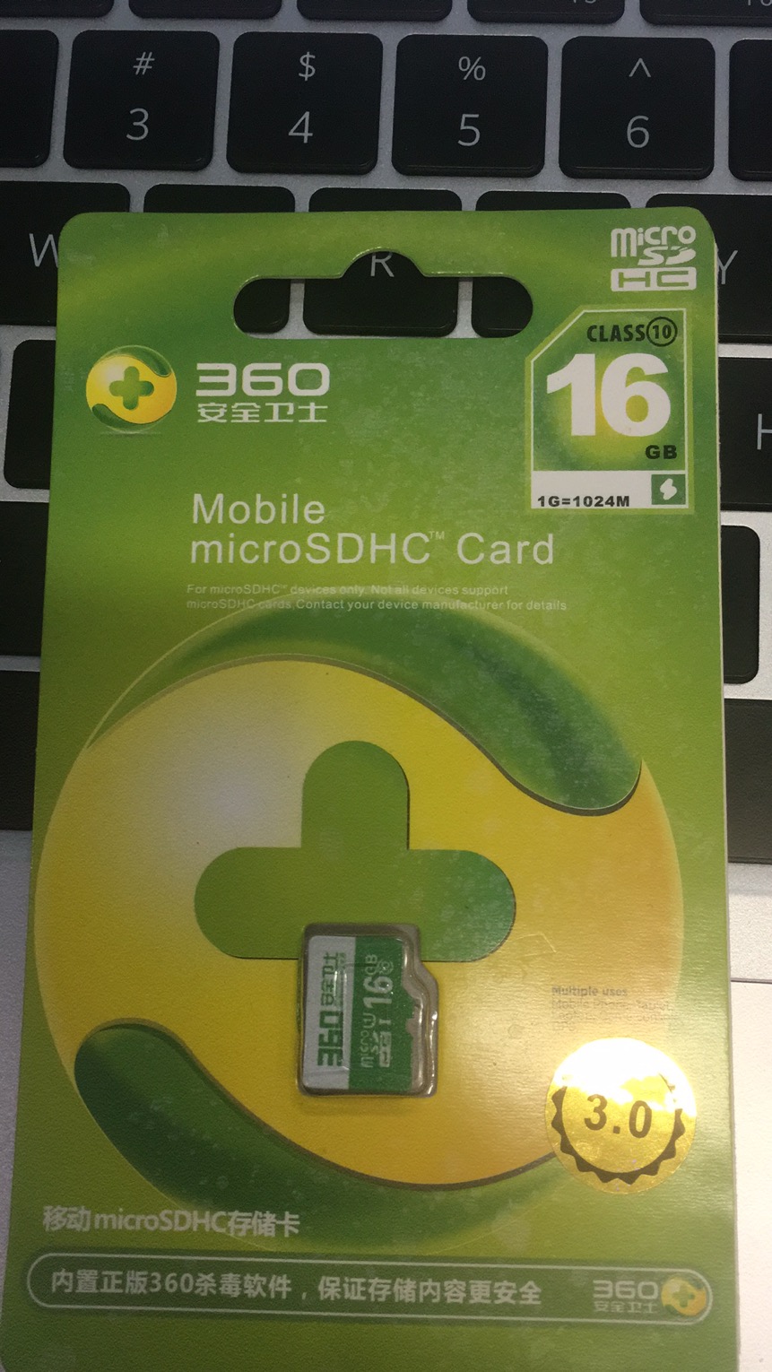 16G360 Security Guard TF Card CLSS10 Speed ​​Downloadable Resources