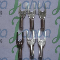 UT1 5-3 Bare end cold-pressed terminal block fork-shaped copper nose copper non-welded mouth 1000pcs pack