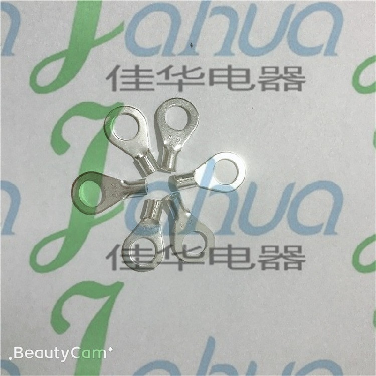 OT4-8 cold pressed bare end head round wiring terminal red copper 1000 only